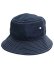 画像1: NEW HATTAN WHITE STITCHING POLY BUCKET HAT (1)