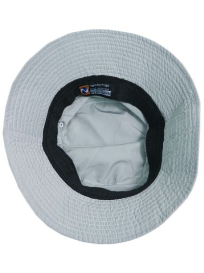 画像3: NEW HATTAN WHITE STITCHING POLY BUCKET HAT