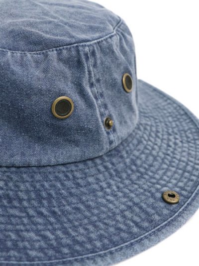 画像4: NEW HATTAN PIGMENT DYED SAFARI HAT-BLUE