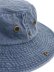 画像4: NEW HATTAN PIGMENT DYED SAFARI HAT-BLUE (4)