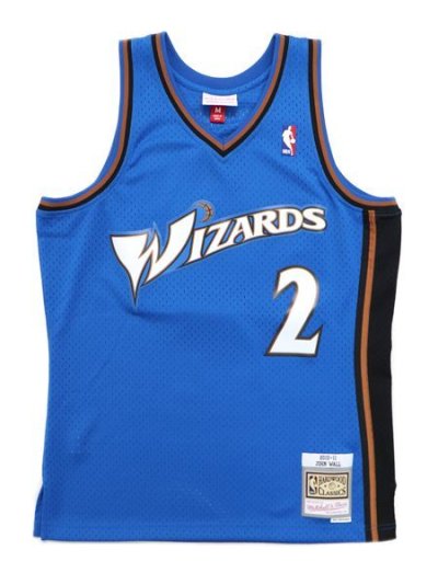 画像1: 【送料無料】MITCHELL & NESS SWINGMAN JERSEY WIZARDS 10 #2 JOHN WALL