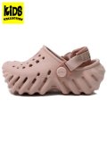 【SALE】【KIDS】crocs TODDLER ECHO CLOG PINK CLAY
