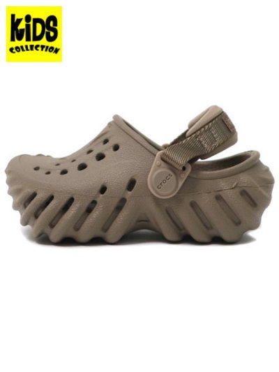 画像1: 【KIDS】crocs TODDLER ECHO CLOG KHAKI