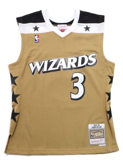 画像1: 【送料無料】MITCHELL & NESS SWINGMAN JERSEY WIZARDS 07 #3 CARON.B