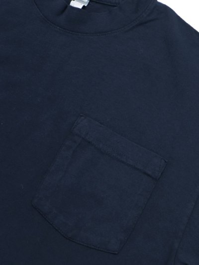 画像3: LOS ANGELES APPAREL 6.5oz GARMENT DYED POCKET TEE-NAVY