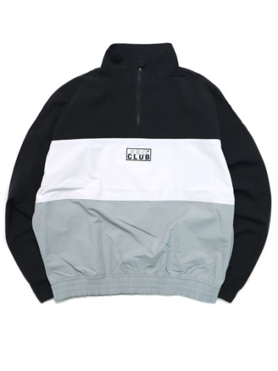 画像1: 【送料無料】PRO CLUB COMFORT TRI-COLOR HALF ZIP TRACK JACKET