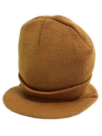 画像1: VISOR BEANIE-BROWN