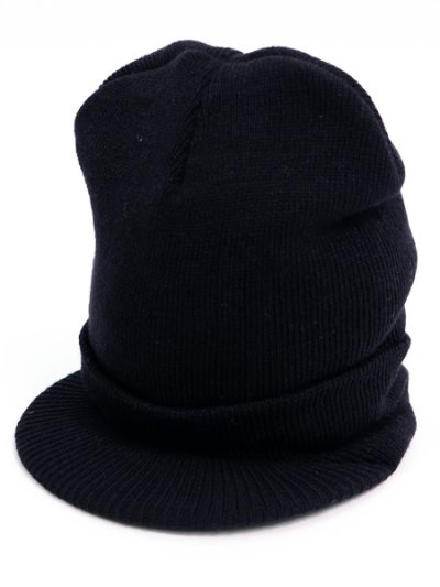 画像1: VISOR BEANIE-BLACK