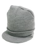 VISOR BEANIE-GREY