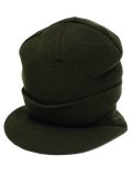 VISOR BEANIE-OLIVE