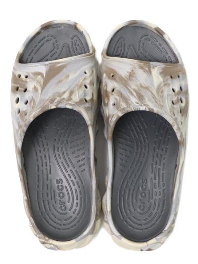 画像4: 【SALE】crocs ECHO MARBLED SLIDE BONE/MULTI