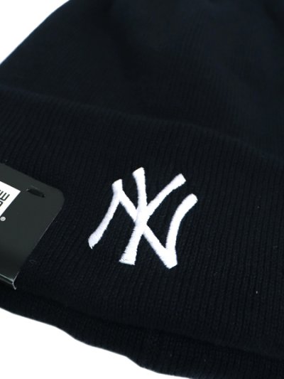 画像3: NEW ERA BASIC CUFF KNIT COTTON YANKEES NAVY/WHT