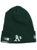 NEW ERA BASIC CUFF KNIT COTTON ATHLETICS BGRN/WH