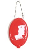 WHIMSY SOCKS RUBBER COIN CASE RED