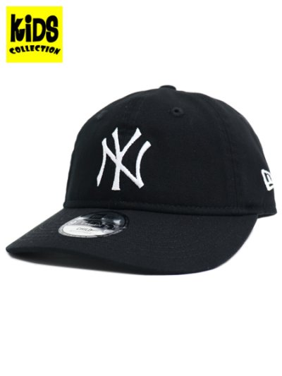 画像1: 【KIDS】NEW ERA CHILD 9TWENTY WASH YANKEES BLACK/WHITE