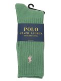 POLO RALPH LAUREN COTTON RIB CREW SOCKS