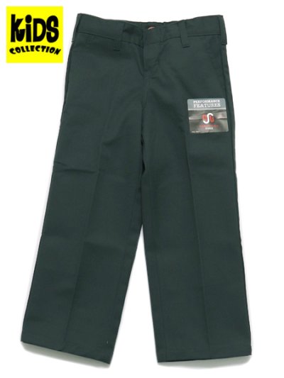 画像1: 【KIDS】DICKIES BOYS CLASSIC.F STRT FF PANTS-HUNTER GRN