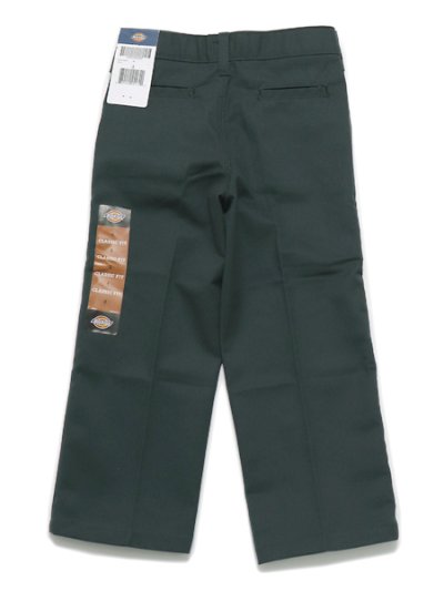 画像2: 【KIDS】DICKIES BOYS CLASSIC.F STRT FF PANTS-HUNTER GRN