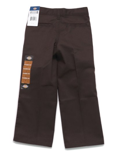 画像2: 【KIDS】DICKIES BOYS CLASSIC.F STRT FF PANTS-MAHOGANY