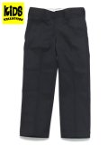 【KIDS】DICKIES BOYS SLIM FIT STRAIGHT PANTS-BLACK