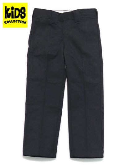 画像1: 【KIDS】DICKIES BOYS SLIM FIT STRAIGHT PANTS-BLACK