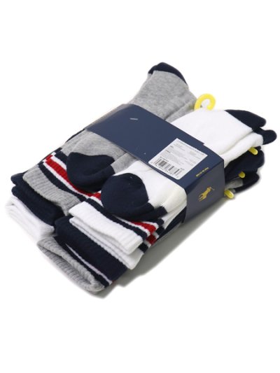 画像3: POLO RALPH LAUREN RAINBOW QTR 6PK SOCKS