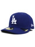 NEW ERA PC 59FIFTY LA DODGERS DARK ROYAL/WHITE