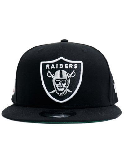 画像2: NEW ERA 9FIFTY NFL LV RAIDERS SHIELD LOGO BK/WH