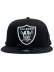 画像2: NEW ERA 9FIFTY NFL LV RAIDERS SHIELD LOGO BK/WH (2)