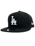 NEW ERA 9FIFTY LA DODGERS BLACK/WHITE