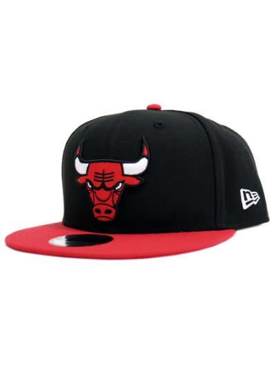 画像1: NEW ERA 9FIFTY NBA CHICAGO BULLS BLACK/RED