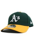 NEW ERA 9FORTY OAKLAND ATHLETICS GREEN/YELLOW