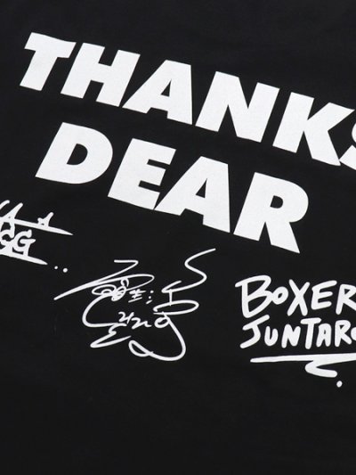 画像4: 【SALE】BOXER JUNTARO THANKS DEAR S/S TEE BLACK