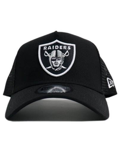 画像2: NEW ERA 9FORTY A-FRAME TRUCKER RAIDERS BLK/WHT