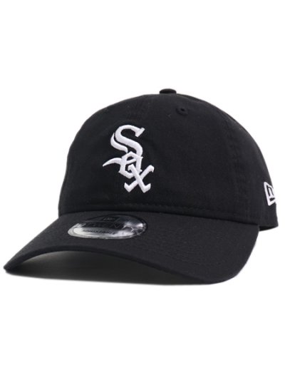 画像1: NEW ERA 9TWENTY CLOTH STRAP WASHED WHITE SOX BKW