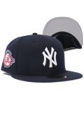 NEW ERA 59FIFTY CS YANKEES 100TH UV/GY FBM NV/RD