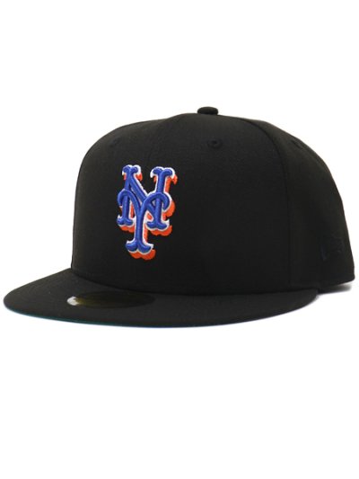 画像2: NEW ERA 59FIFTY CS METS UV/GRN FBM BLU/ORG