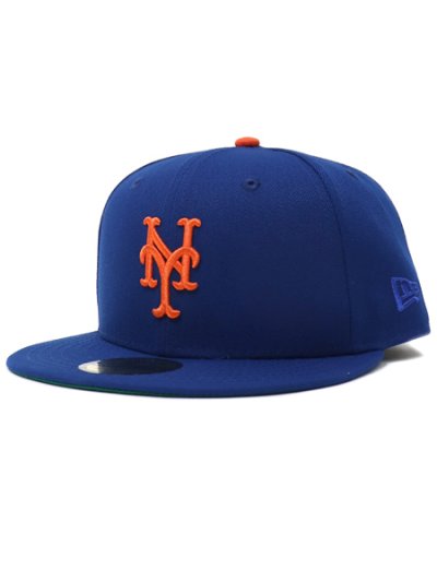 画像2: NEW ERA 59FIFTY CS METS UV/GRN FBM BLU/ORG