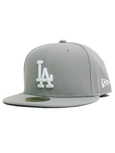 画像1: NEW ERA 59FIFTY LA DODGERS GREY/WHITE