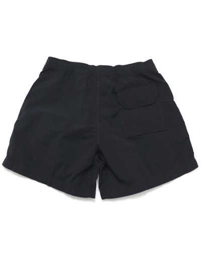 画像2: 【SALE】【送料無料】Ten-c GARMENT DYED NYLON EASY SHORTS BLACK