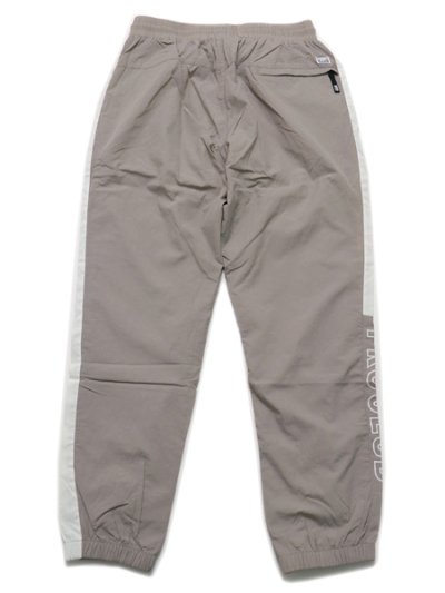 画像2: 【送料無料】PRO CLUB FULL COURT WINDBREAKER PANTS GREY/WHITE