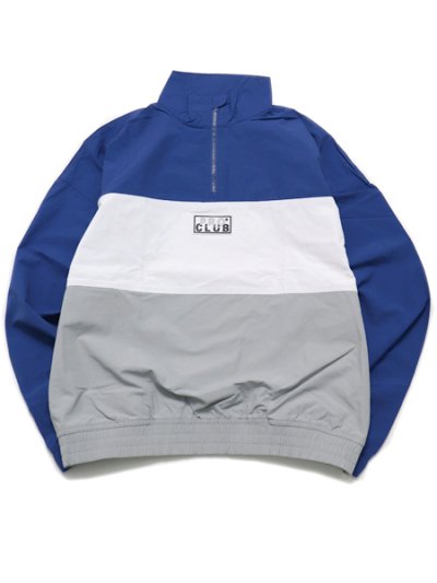 画像1: 【送料無料】PRO CLUB COMFORT TRI-COLOR HALF ZIP TRACK JACKET