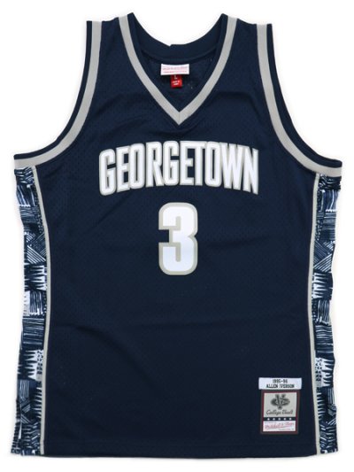 画像1: 【送料無料】MITCHELL & NESS SWINGMAN JERSEY GEORGETOWN 95 #3 IVERSON