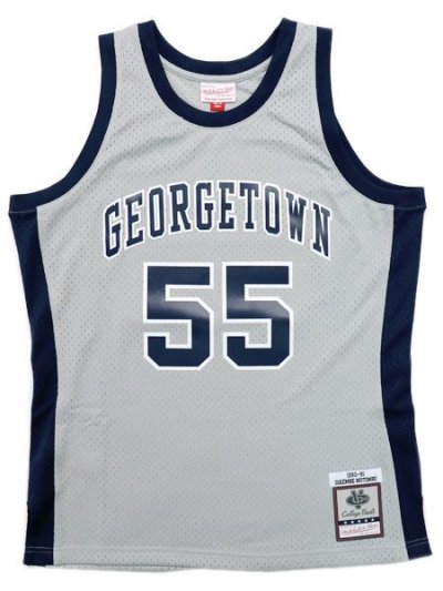 画像1: 【送料無料】MITCHELL & NESS SWINGMAN JERSEY GEORGETOWN 90 #55 MUTOMB