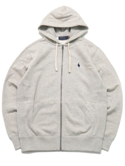 画像1: 【送料無料】POLO RALPH LAUREN ATHLETIC FLEECE HOODIE-LIGHT SPORT HTR