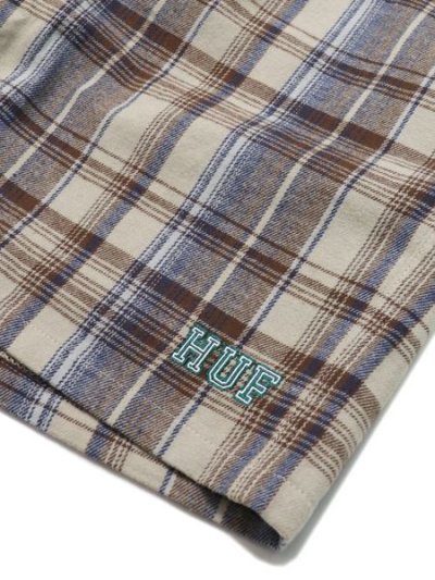 画像6: 【MEGA SALE】HUF CORTLAND FLANNEL EASY SHORT
