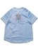 画像2: 【SALE】HUF COMMUNITY HAND BASEBALL JERSEY SKY (2)