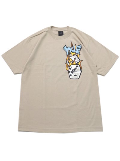 画像1: 【SALE】HUF DICEY S/S TEE CLAY