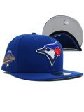 NEW ERA 59FIFTY SIDE PATCH BLUE JAYS GREY UV