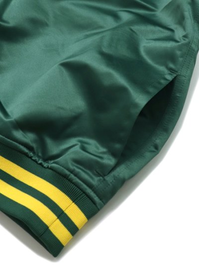 画像4: 【SALE】【送料無料】MITCHELL & NESS SIDELINE PULLOVER SATIN JACKET ATHLETICS